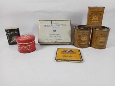 Cigarette Tins and Boxes