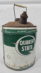Quaker State 5 Gallon Oil Can