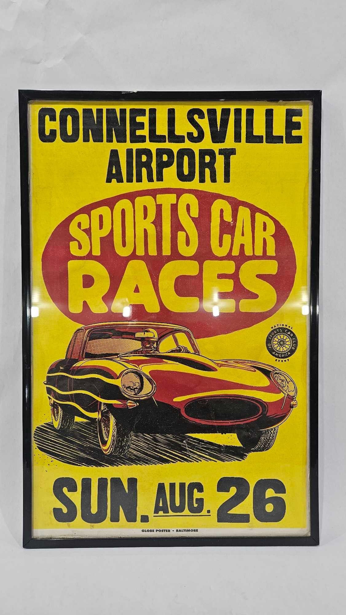 Connellsville Airport Sport Car Races Poster (1 of 4)