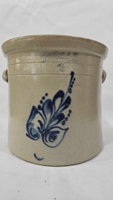 E. Norton & Co 3 Gallon Decorated Crock