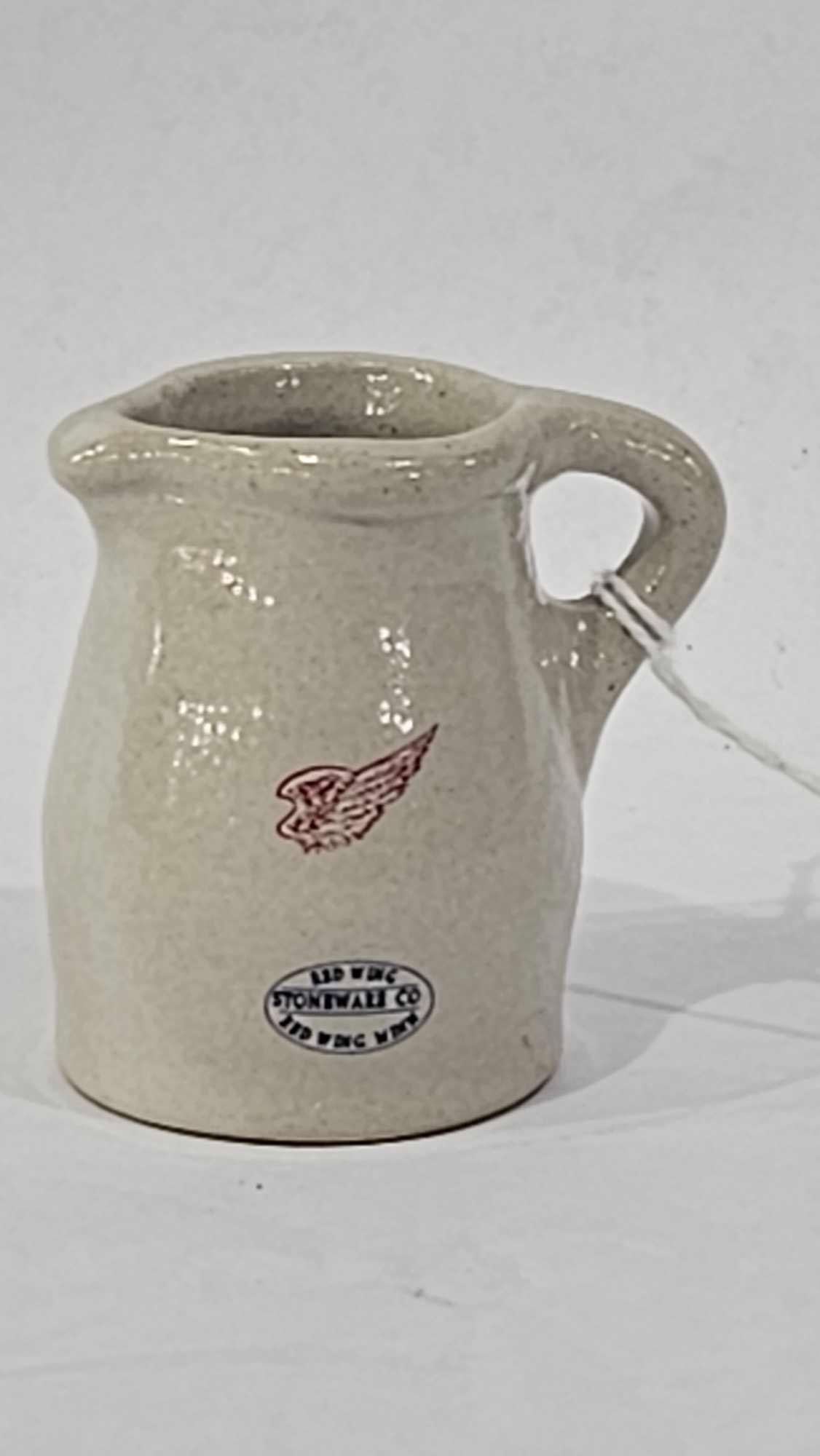 Salesman Sample Red Wing Stoneware Pitcher (1 of 7)