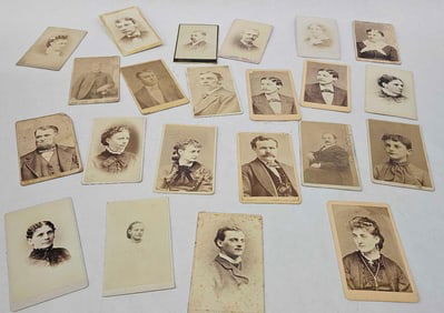 Early Black and White Calling Cards