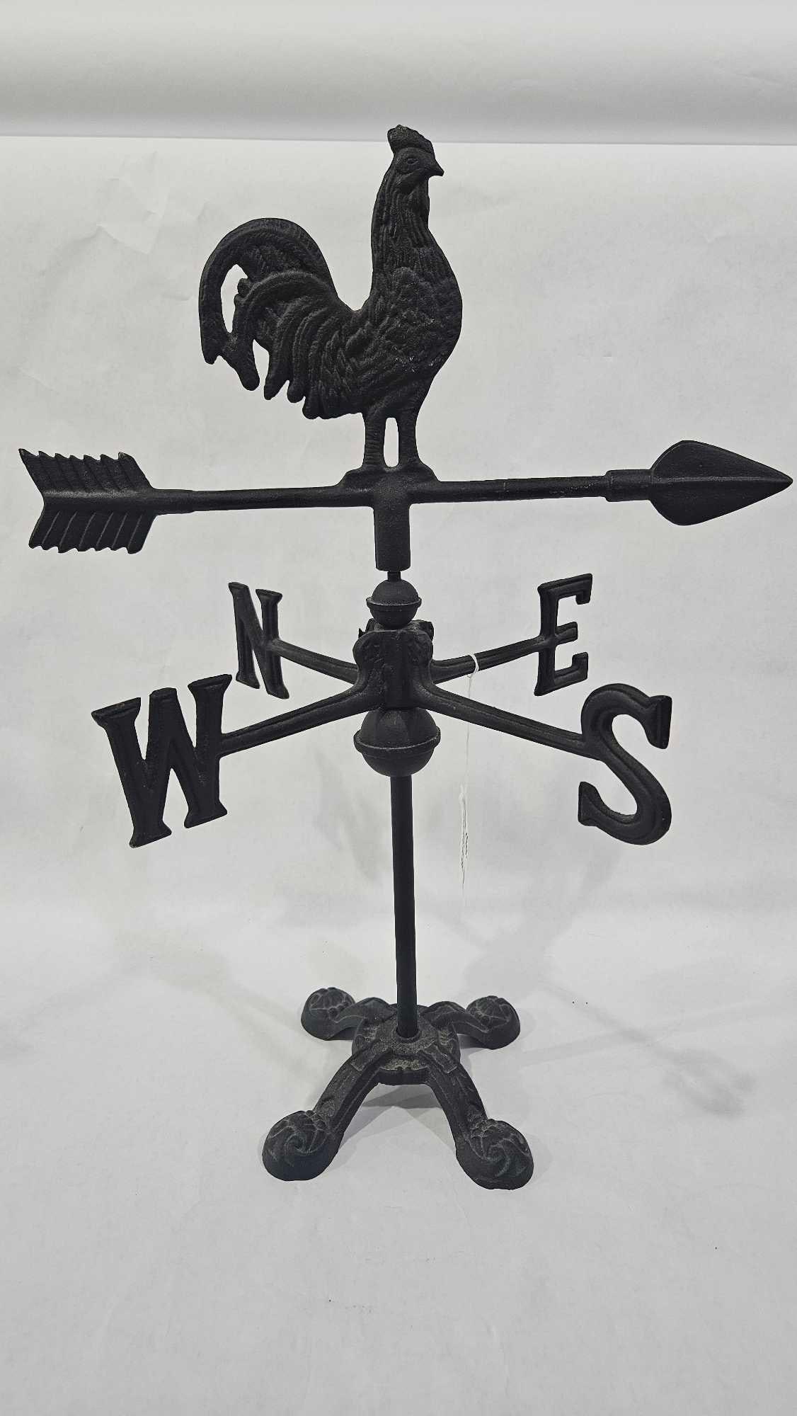 Cast Iron Rooster Miniature Weathervane (1 of 6)