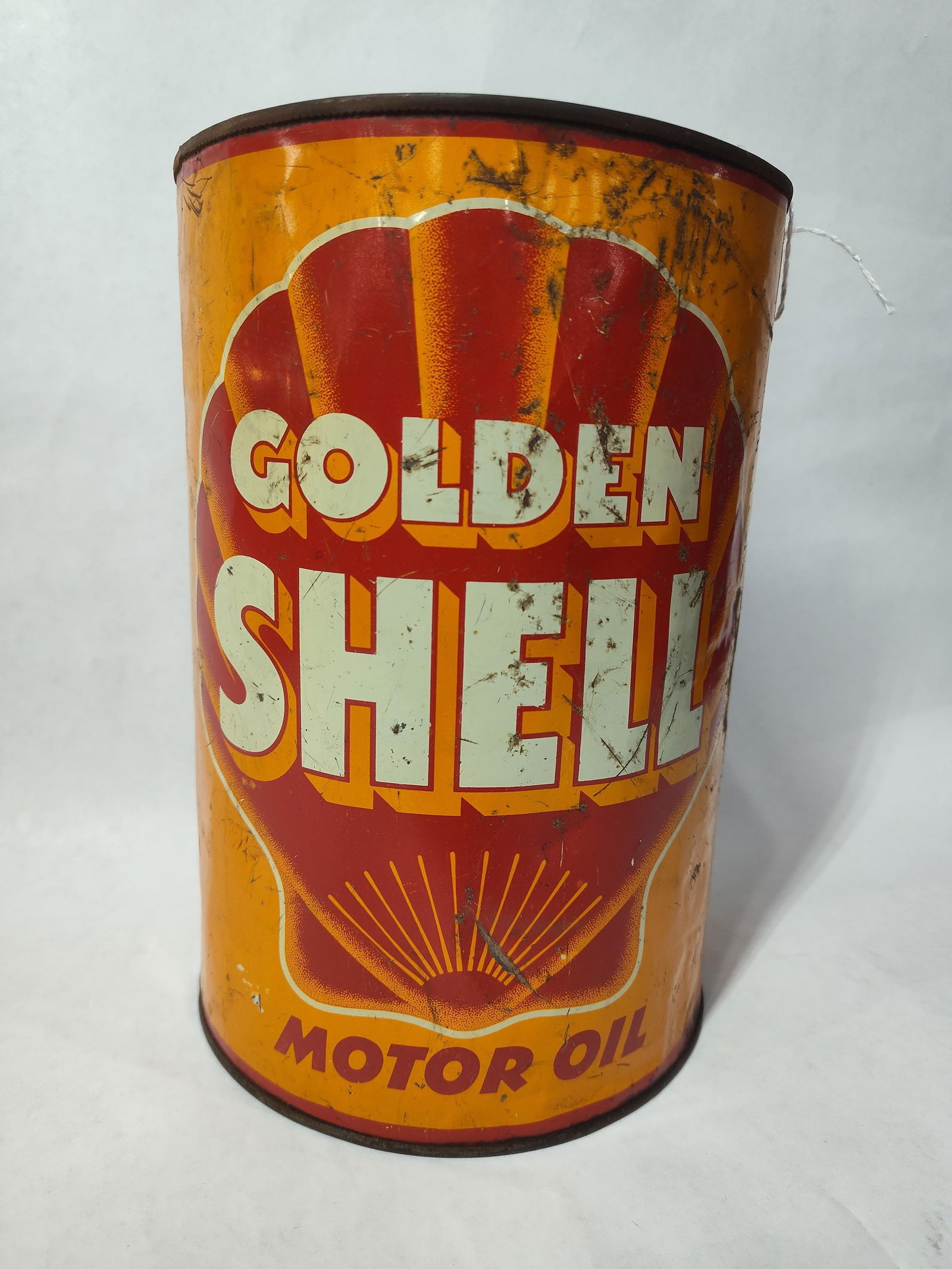 Golden Shell Motor Oil Can (1 of 6)