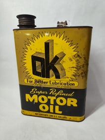 OK Super Refined Motor Oil 2 Gallon Can