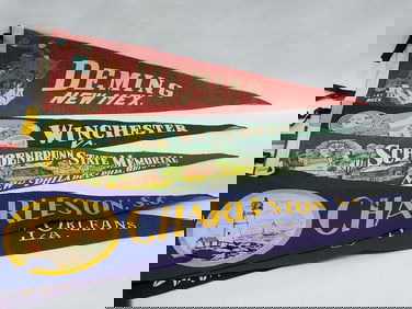 PA, Detroit, New Mexico, and Other Felt Pennants