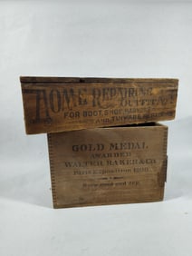 GOLD MEDAL AND HOME REPAIR EARLY WOOD CRATES