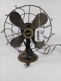 EARLY WESTINGHOUSE INDUSTRIAL 4 BLADE DESK FAN