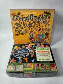 1960s CREEPY CRAWLERS & CREEPY PEOPLE SET BY MATTEL