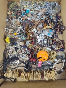 Chains, Wooden Necklace, & Beaded Jewelry