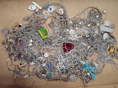 SIlver Tone Chains & Necklaces