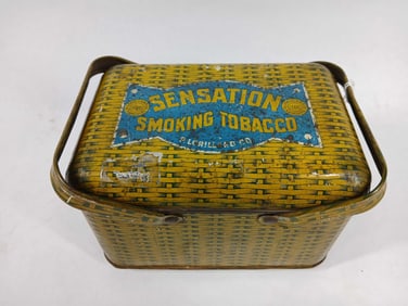 SENSATION SMOKING TOBACCO HANDLED TIN