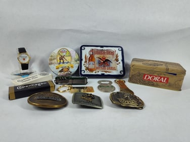 VINTAGE TOBACCO & BEER ADVERTISING LOT
