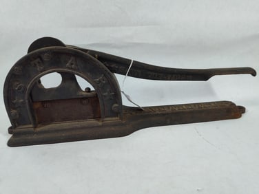Star Brand Cast Iron Tobacco Cutter