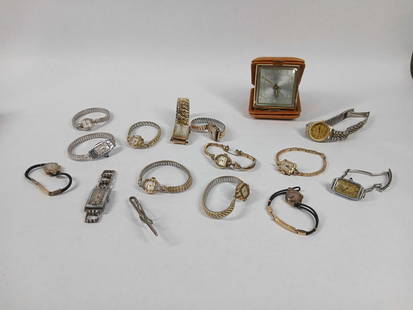 Gruen, Bulova, and Other Early Watches: Several are Gold filled. These have not been tested, some may work but others are for parts only.