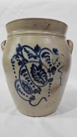 2 Gallon Stoneware Decorated Crock