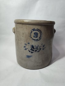 3 Gallon Lopsided Stoneware Crock