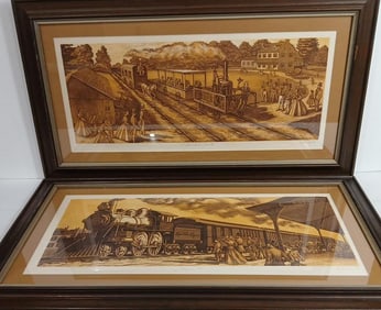 Klanton Locomotive Train Etchings