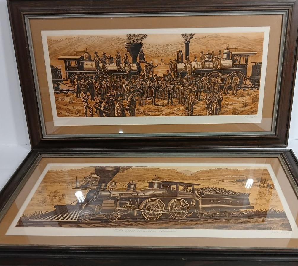 Klanton Locomotive Train Etchings (1 of 12)