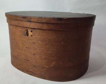 E. Vessiere 1800s Hat Box