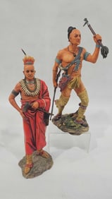 Summit Collection Native American Warrior Statues