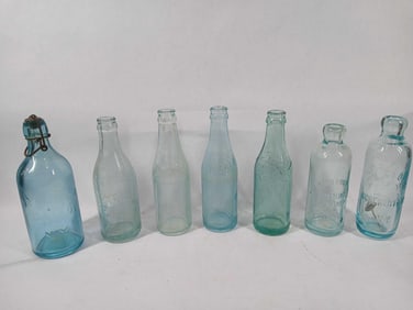 Blob Top & Early Hand Blown Bottles