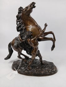 Bronze Marly Horses Coustou Statue
