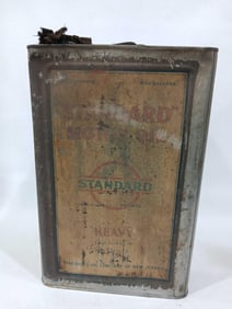 Standard Motor Oil Square 5 Gallon Can