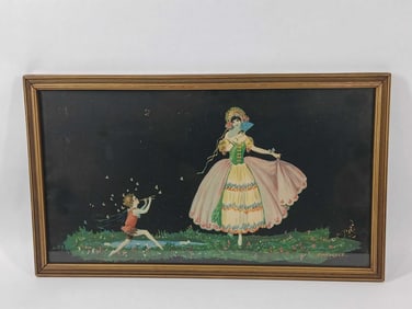 1920s Marygold "Love Song" Print