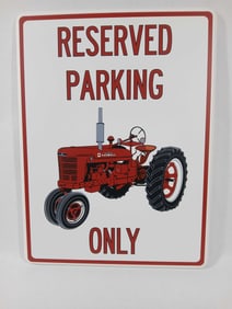 Farmall Reserved Parking Sign