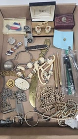 Swank Tie Clip, Medals, Elephant Jewelry, and More