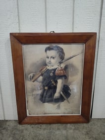 Civil War Era Child Soldier Print