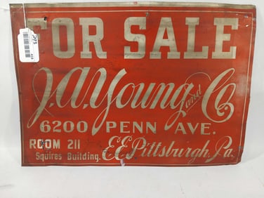 JA. Young & Co For Sale Sign