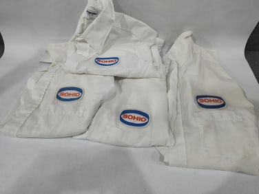 White SOHIO Service Station Shirts