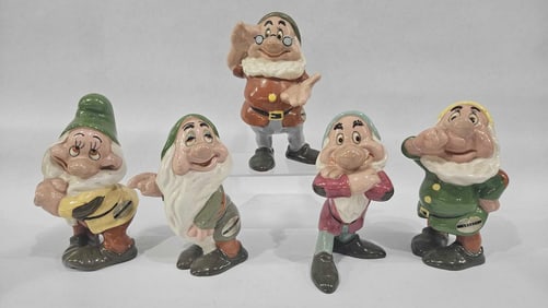 Walt DIsney Dwarf Ceramic Figures