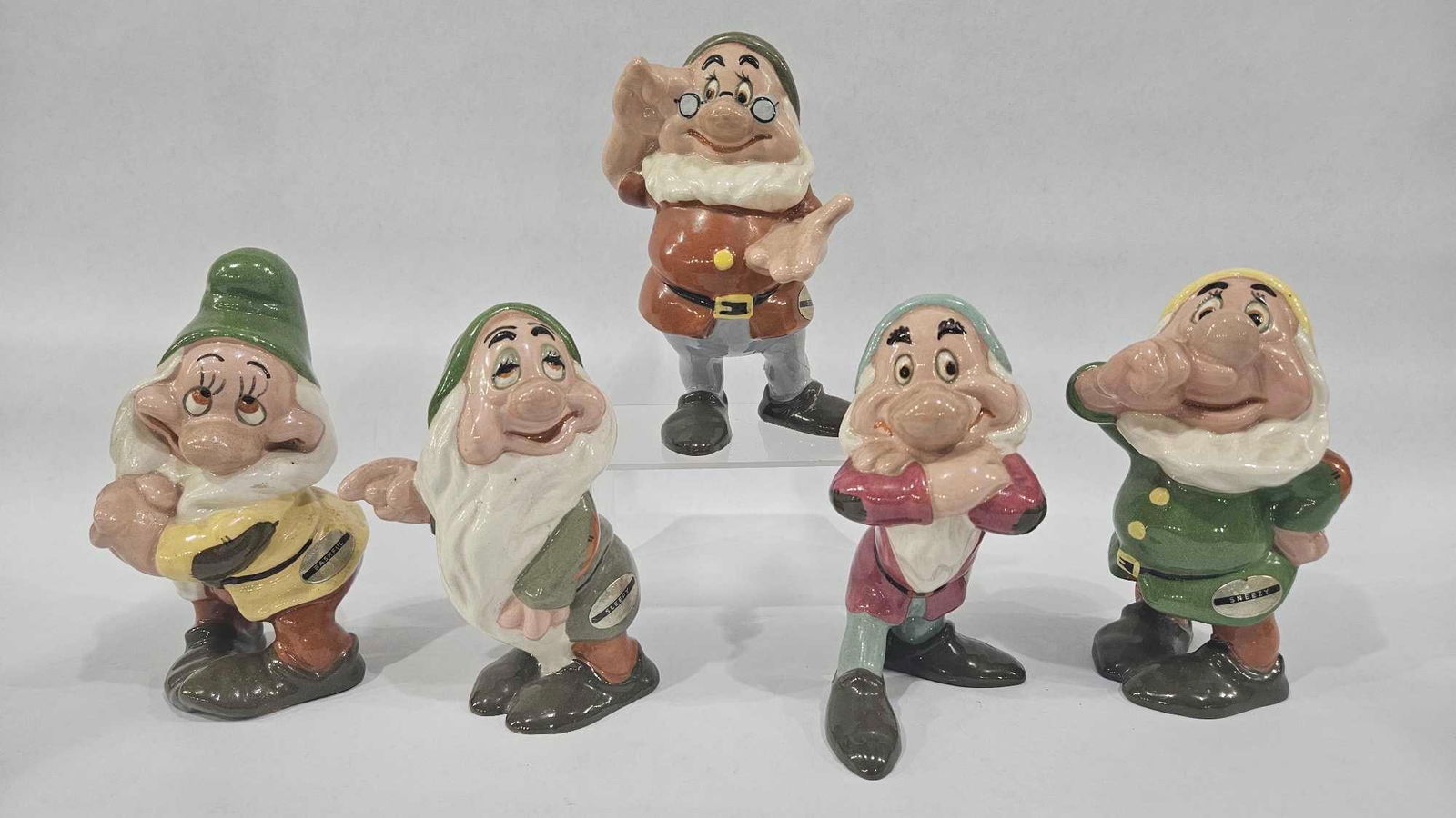 Walt DIsney Dwarf Ceramic Figures (1 of 9)