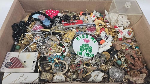 Brooches, Watches, Bracelets, and Jewelry