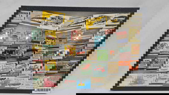 Advertising Matchbook Collection: Nehi, King Edward Cigars, trucking, 59 Buick, and many more.