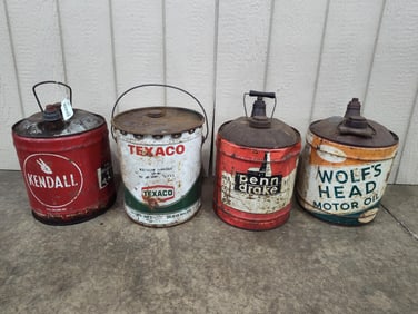 5 Gallon Motor Oil Cans