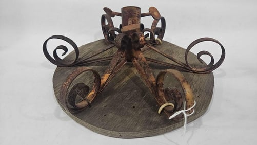 Wrought Iron Fancy Christmas Tree Stand