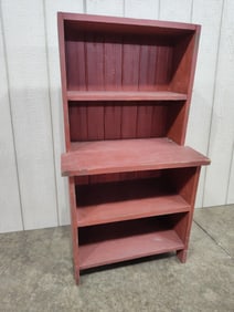Red Painted Childs Hutch