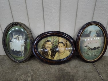 3- Oval Framed Portraits