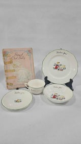 Barbara Jeans Baby Dishes and Book
