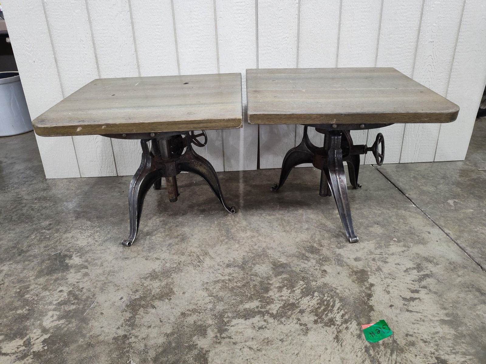 Industrial swiveling side tables (1 of 6)