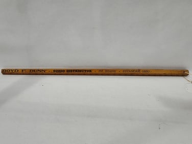 Sohio Advertising Yard Stick