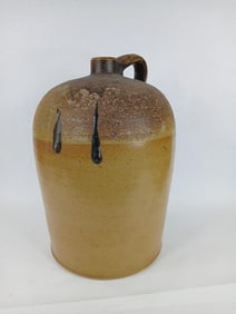 2 gallon crock jug with turkey dropping