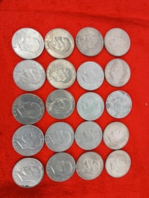 20 1972 Eisenhower dollars