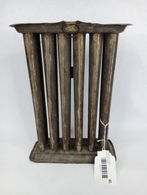 Antique tin tapered 12 candle mold