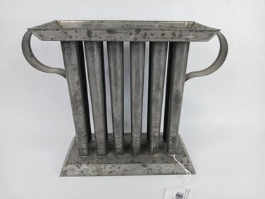 Antique tin tapered 12 candle mold
