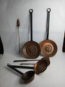 8pc copper kitchen utensils